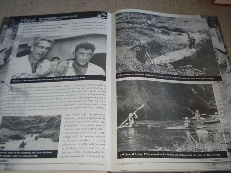 " PADDLING & PORTAGING -50 YEARS OF THE DUZI CANOE MARATHON " SIGNED BY STEVE CAMP
