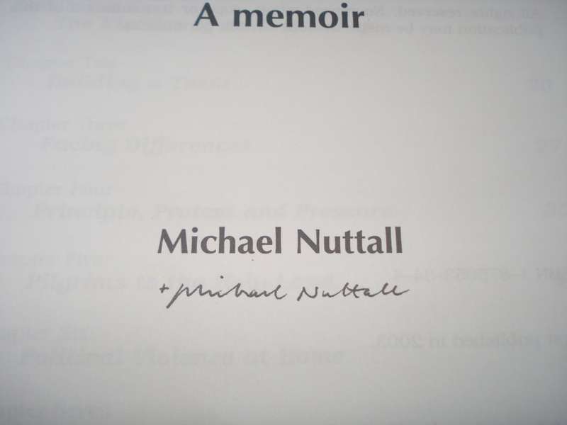NUMBER TWO TO TUTU-A MEMOIR-SIGNED BY MICHAEL NUTTALL-FORWARD BY TUTU