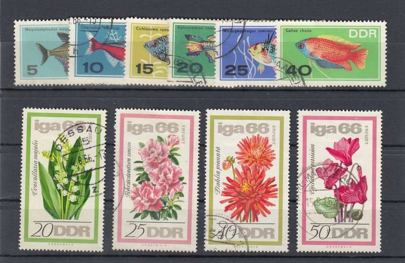 GERMANY-DDR VERY FINE USED SETS ETC-HINGE REM.  FILL THE GAPS !!