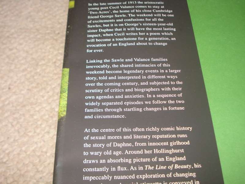 " THE STRANGER`S CHILD " HARD COVER    SIGNED BY THE AUTHOR-WINNER OF MAN BOOKER PRIZE