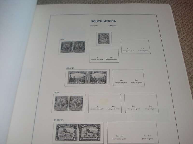 SA-PRE-PRINTED ALBUM FROM UNION TO 1987 INCLUDING TBVC STATES COMM.USED !!!