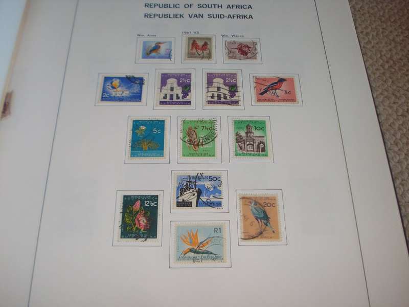 SA-PRE-PRINTED ALBUM FROM UNION TO 1987 INCLUDING TBVC STATES COMM.USED !!!