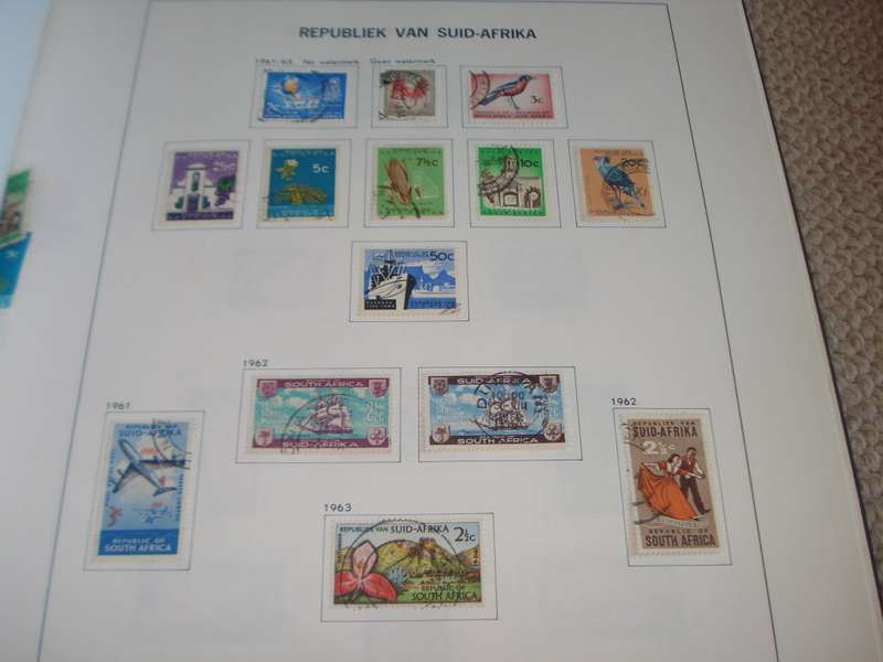 SA-PRE-PRINTED ALBUM FROM UNION TO 1987 INCLUDING TBVC STATES COMM.USED !!!