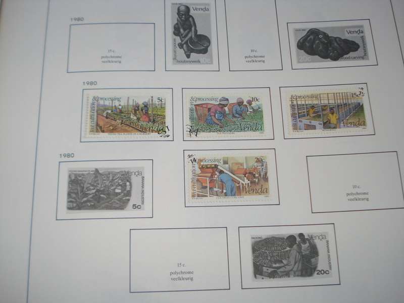 SA-PRE-PRINTED ALBUM FROM UNION TO 1987 INCLUDING TBVC STATES COMM.USED !!!