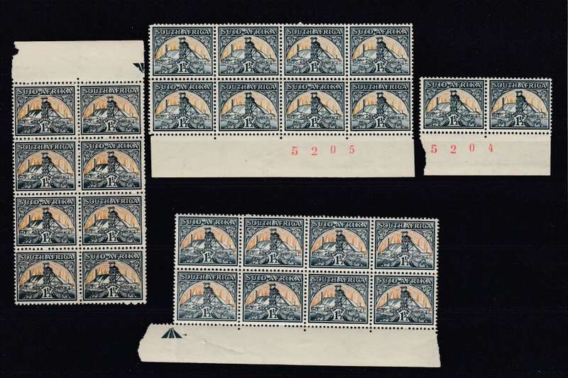UNION-VERY FINE UNMOUNTED MINT LOT SHEET NO`S 5204 + 5205 !!