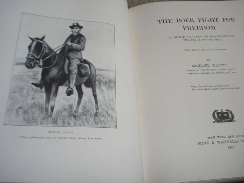 VERY SCARCE AFRICANA- NUMBERED 201 WITH SLIP CASE " THE BOER FIGHT FOR FREEDOM "