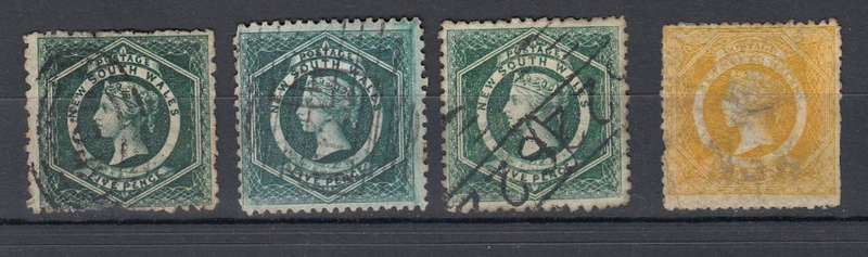 NEW SOUTH WALES-QV 5d + VERY SCARCE 8d [FAULTS]-   1300 POUNDS +