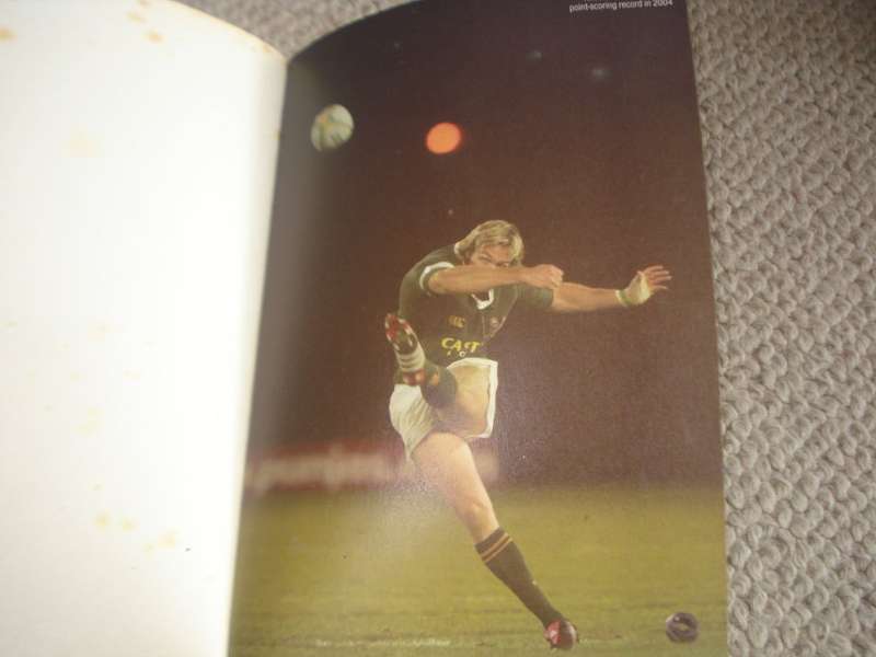 " MONTY " SCARCE BOOK SIGNED BY RUGBY LEGEND PERCY MONTGOMERY
