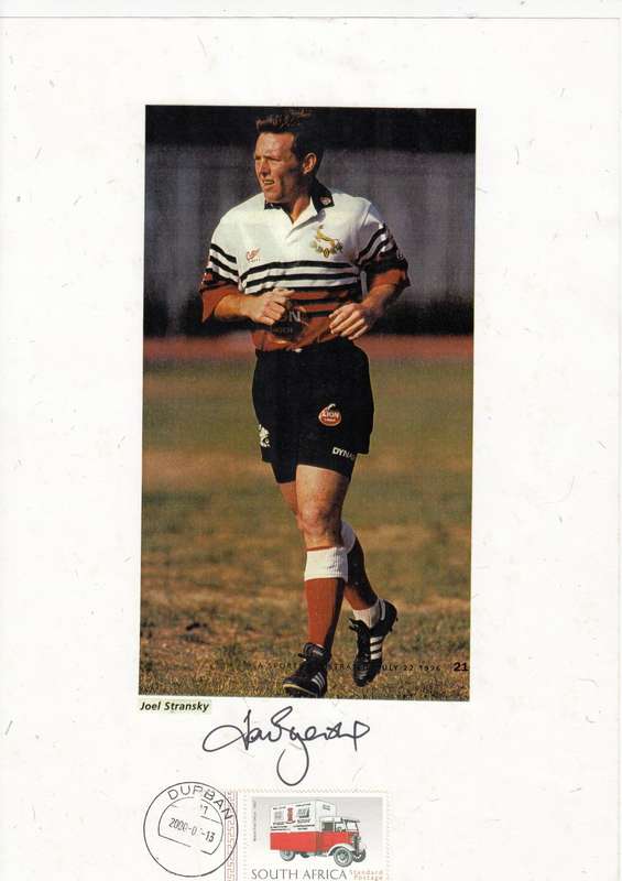 SCARCE GENUINE SIGNATURE-A4 SIZE POSTER JOEL STRANSKY !!!  READ BELOW