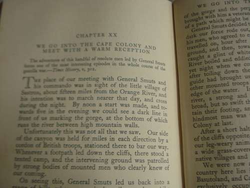 A SCARCE BOOK SIGNED BY DENEYS REITZ IN 1931-" COMMANDO-A BOER JOURNAL OF THE BOER WAR"READ BELOW