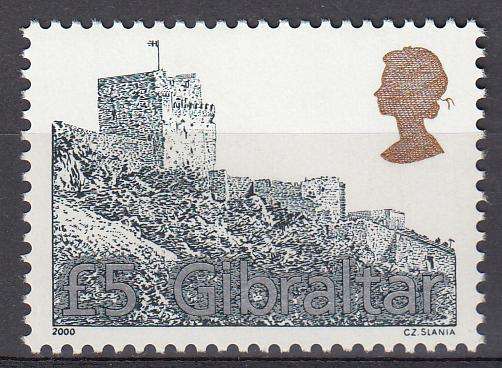 GIBRALTAR-SCARCE FIVE POUND SUPERB UNMOUNTED MINT