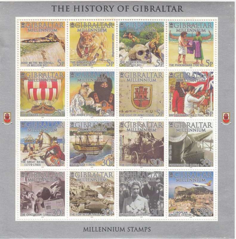 GIBRALTAR-SCARCE FULL SHEET SUPERB UNMOUNTED MINT  14 POUNDS ++