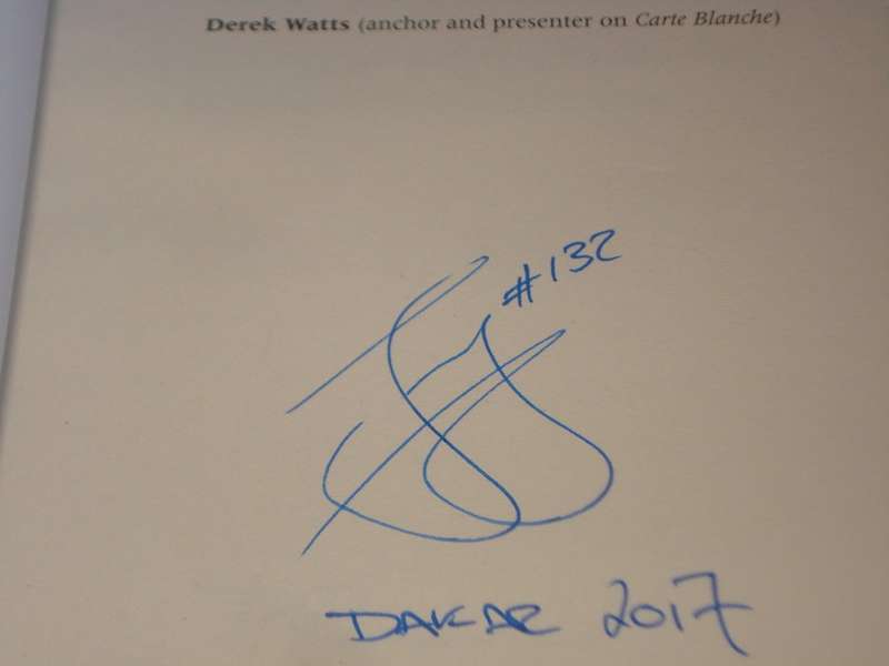 FROM PARA TO DAKAR SCARCE BOOK SIGNED BY JOEY EVANS