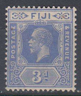 FIJI-KGV 3d POSSIBLY A SUPER RARE STAMP !!!  WATERMARK ERROR -READ BELOW????