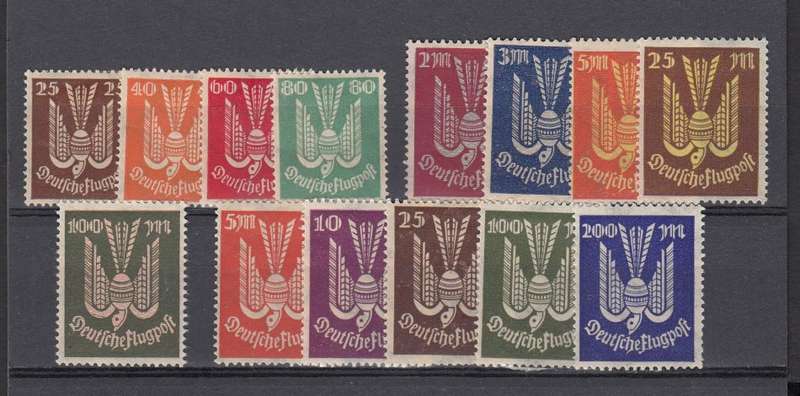 GERMANY-AIRS VERY FINE MINT-HINGE REM.
