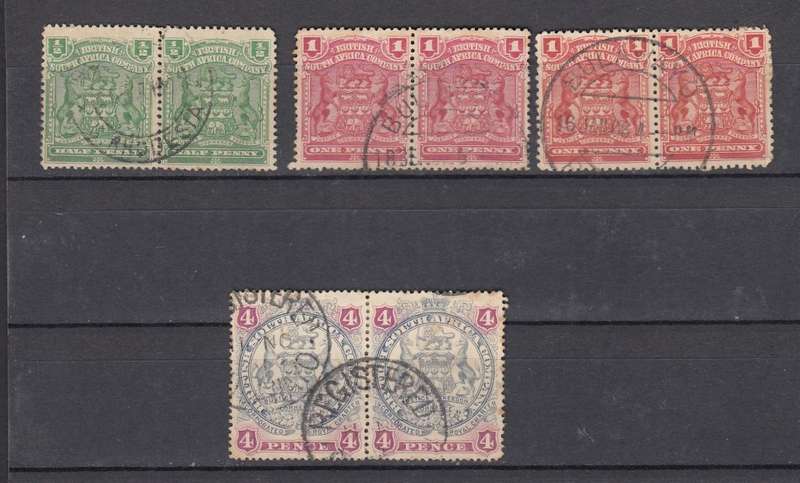 BSAC-FOUR VERY FINE USED PAIRS !!