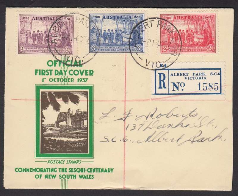 AUSTRALIA-EARLY 1937 FDC SCARCE ITEM !!  35 POUNDS ++