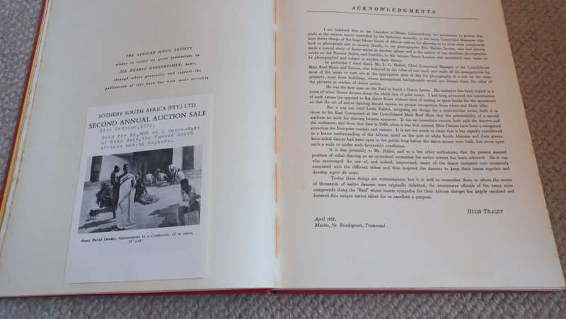 RARE RARE AFRICANA " AFRICAN DANCES OF THE WITWATERSRAND GOLD MINES "  !!!!!