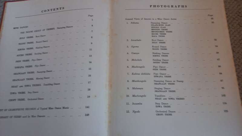 RARE RARE AFRICANA " AFRICAN DANCES OF THE WITWATERSRAND GOLD MINES "  !!!!!