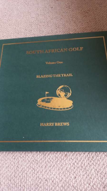 VERY LARGE BEAUTIFUL COFFEE TABLE BOOK " SOUTH AFRICAN GOLF "  !!!!! READ BELOW