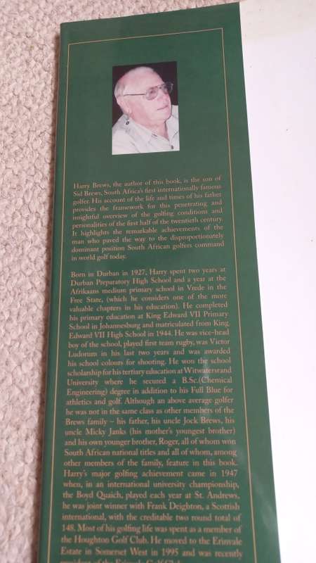 VERY LARGE BEAUTIFUL COFFEE TABLE BOOK " SOUTH AFRICAN GOLF "  !!!!! READ BELOW
