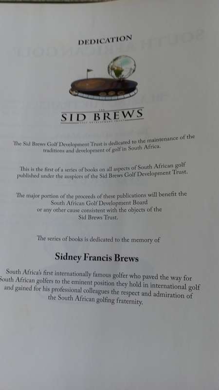 VERY LARGE BEAUTIFUL COFFEE TABLE BOOK " SOUTH AFRICAN GOLF "  !!!!! READ BELOW