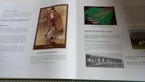 VERY LARGE BEAUTIFUL COFFEE TABLE BOOK " SOUTH AFRICAN GOLF "  !!!!! READ BELOW