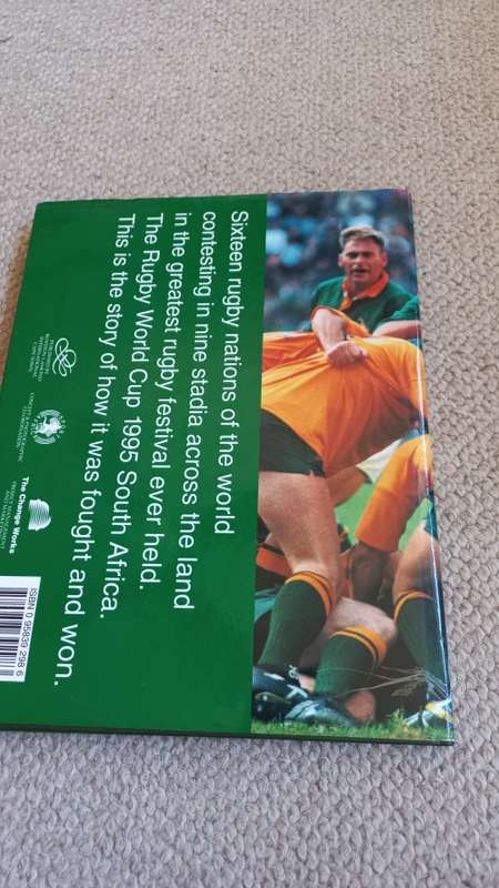 THE BOOK !!! THE STORY OF THE RUGBY WORLD CUP S.A. 1995 !!!! SIGNED COPY SEE BELOW