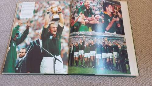 THE BOOK !!! THE STORY OF THE RUGBY WORLD CUP S.A. 1995 !!!! SIGNED COPY SEE BELOW