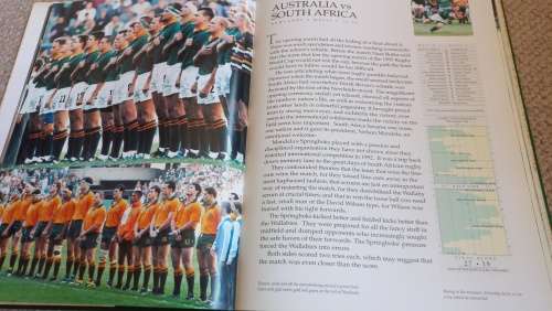 THE BOOK !!! THE STORY OF THE RUGBY WORLD CUP S.A. 1995 !!!! SIGNED COPY SEE BELOW