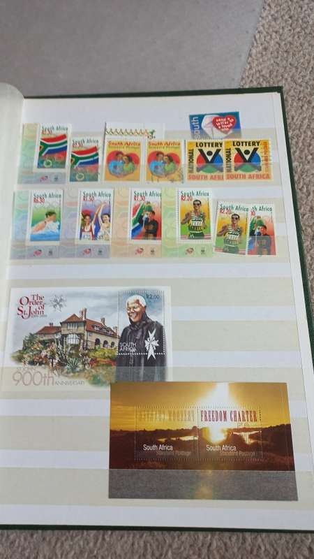 RSA-MASSIVE COLLECTION IN 16 DOUBLE SIDED STOCK BOOK-MANY INTERESTING.