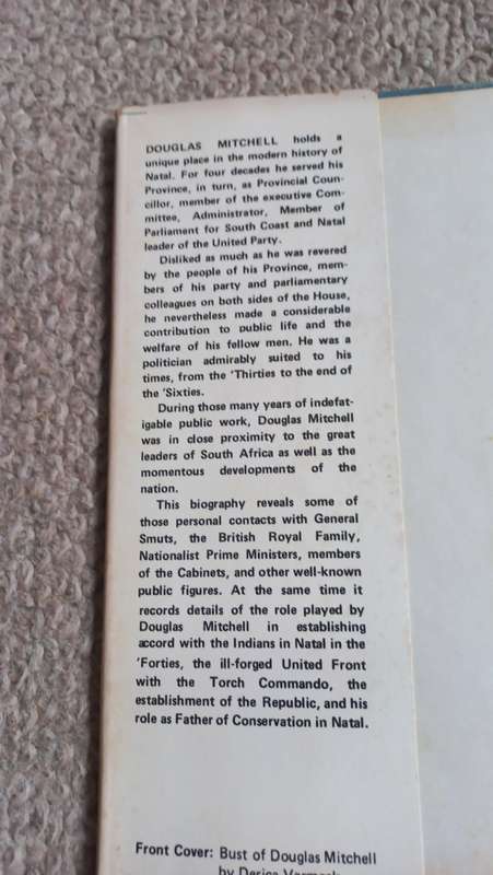 SCARCE AFRICAN SIGNED BY THE AUTHOR !!  " DOUGLAS MITCHELL " HISTORIAN