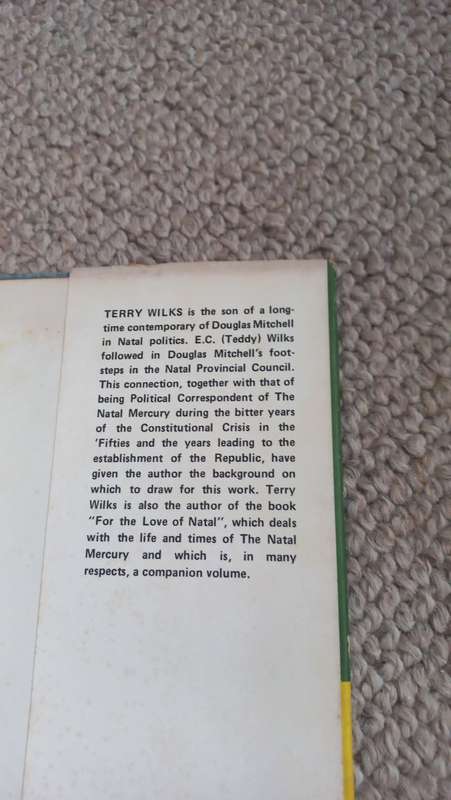 SCARCE AFRICAN SIGNED BY THE AUTHOR !!  " DOUGLAS MITCHELL " HISTORIAN