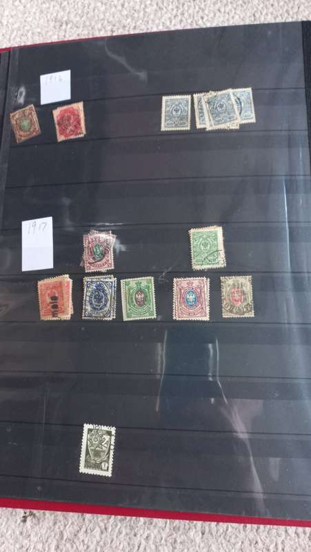 SOME SCARCE RUSSIA-1800`s TO 1930`s IN A CLEAN MASSIVE 30 DOUBLE PAGE STOCK BOOK.