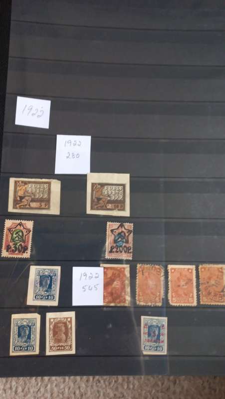 SOME SCARCE RUSSIA-1800`s TO 1930`s IN A CLEAN MASSIVE 30 DOUBLE PAGE STOCK BOOK.