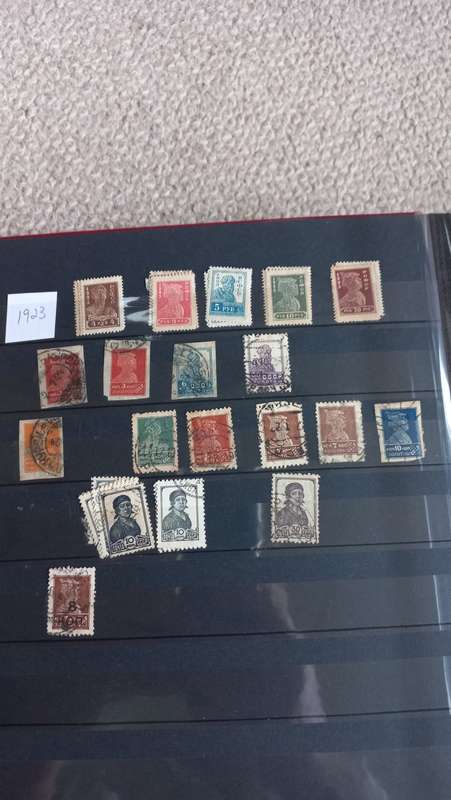 SOME SCARCE RUSSIA-1800`s TO 1930`s IN A CLEAN MASSIVE 30 DOUBLE PAGE STOCK BOOK.