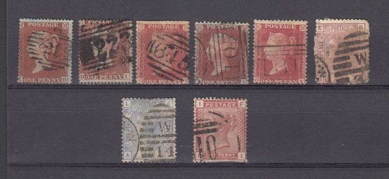 GB-QV LOT OF NICE 1d REDS ETC-HIGH CAT. VALUE