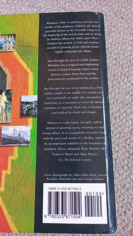 FOR THE RHODESIAN COLLECTOR !! MUKIWA-A WHITE BOY IN AFRICA-SIGNED COPY