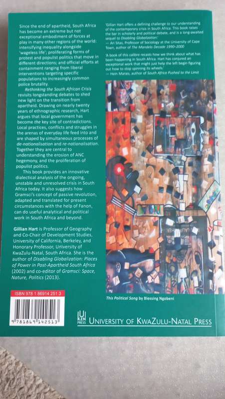 RETHINKING THE SOUTH AFRICAN CRISIS-FIRST EDITION 2013 SIGNED COPY-NEW !!
