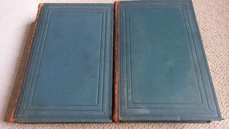 TWO RARE 1927 SIGNED  AFRICANA FRENCH/ENGLISH DICTIONARY`S 1250 PAGES EACH !!!