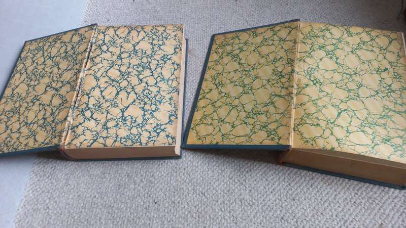 TWO RARE 1927 SIGNED  AFRICANA FRENCH/ENGLISH DICTIONARY`S 1250 PAGES EACH !!!
