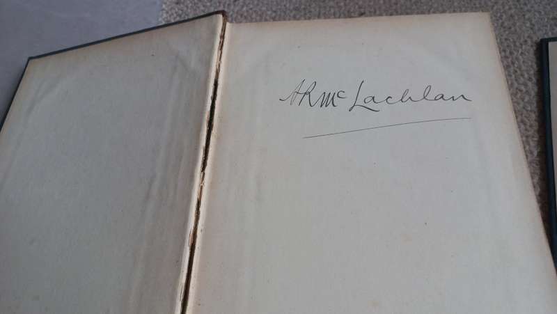 TWO RARE 1927 SIGNED  AFRICANA FRENCH/ENGLISH DICTIONARY`S 1250 PAGES EACH !!!