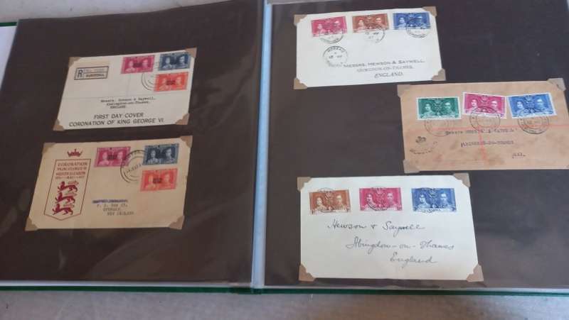 BEAUTIFUL COLLECTION OF 62  KGVI CORONATION COVERS-MOSTLY COMPLETE $$$