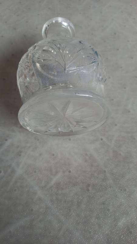 LOVELY DANISH DECANTER HEAVY 438 grams AND 165 mm TALL-READ BELOW