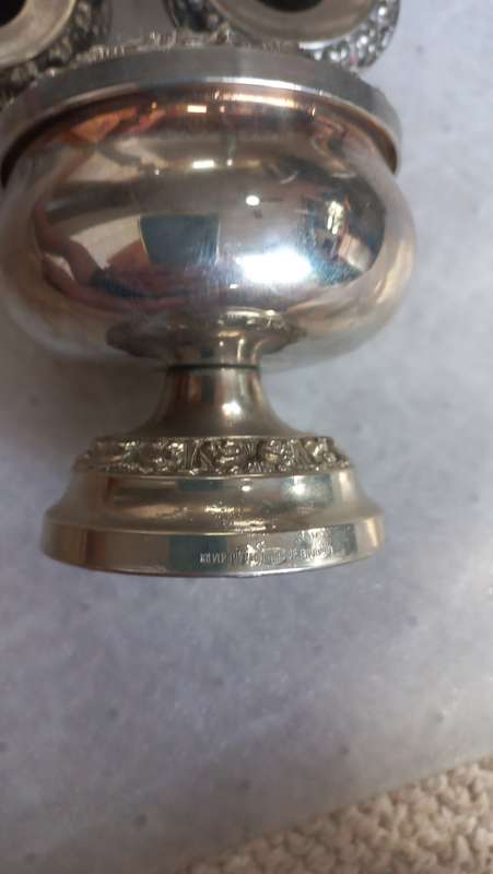 STUNNING !!!  CANDLE STICKS SET 1.4 Kgs MADE IN ENGLAND SILVER PLATED