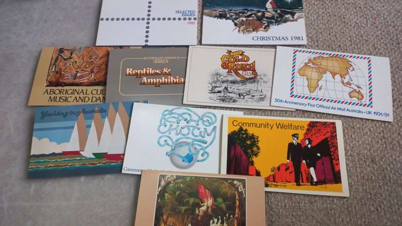10 LOVELY LOT OF COMPLETE PRESENTATION PACKS