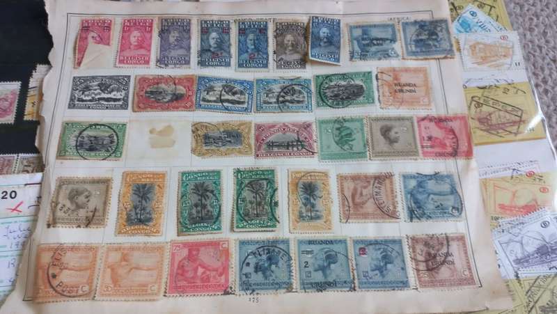 BELGIUM/CONGO-VALUABLE COLLECTION-1000`S ALL OFF PAPER-SCARCE RAILS ETC