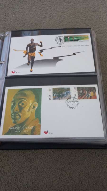 SA-LARGE FDC ALBUM WITH A VERY NEAR COMPLETE RANGE OF ISSUES-1996-2000