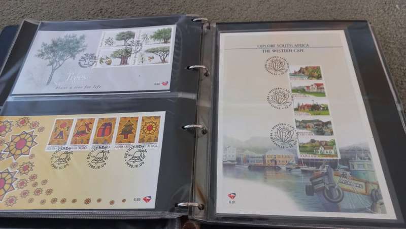 SA-LARGE FDC ALBUM WITH A VERY NEAR COMPLETE RANGE OF ISSUES-1996-2000