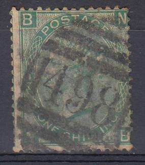 GB-QV FINE USED SHILLING SG 101  280 POUNDS
